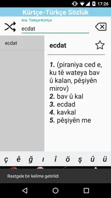 Ferhenga Kurdî android App screenshot 2