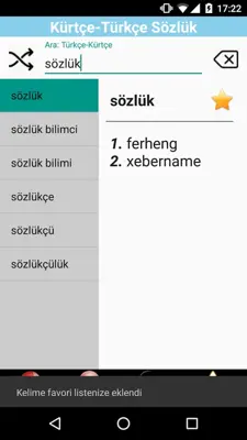 Ferhenga Kurdî android App screenshot 4